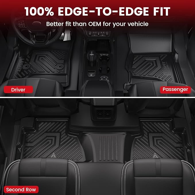 LASFIT Floor Mats & Cargo Liner 2015-2020 & Only 7/8 Seats - Image 4