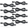 8 Pcs 4 Pin RGB Extension Cable RGB Wire by LAZZPPO