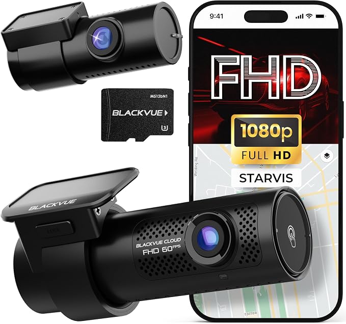 BlackVue DR770X II 2CH Dash Cam – Dual Full HD Front & Rear, Enhanced Visual by BlackVue