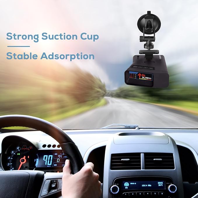 Suitable for Uniden R7 R8 Radar Detector, Car Radar Detector Suction Cup Bracket - Image 8