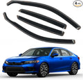 in-Channel Window Rain Guards Fit by CHYKORLA