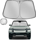 Windshield Sun Shade for 2022-2025 Rivian R1S Foldable Sun Sunshade for Car by Fonowka