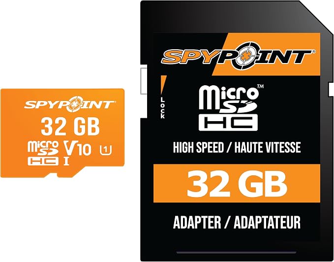 SPYPOINT 32GB Micro SD Memory Card Trail by SPYPOINT%E2%80%93ReliableScoutingSuccessfulHunting