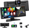 Carplay Screen for Car, 10.26" HD IPS Wireless Portable car Stereo for Apple by Accfly