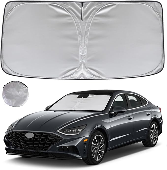 KAYZT Windshield Sun Shade for 2020-2025 2026 Hyun-dai Sonata Foldable Sunshade by KAYZT