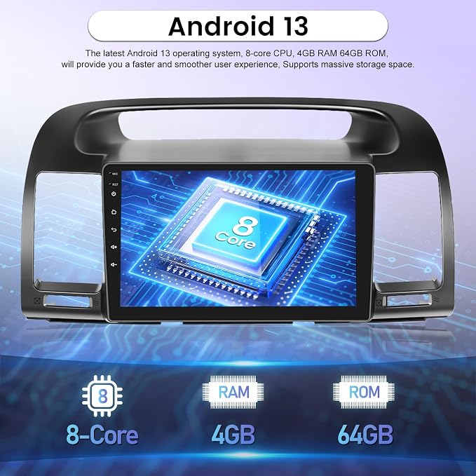 Car Radio for Toyota Camry 2000-2006 - Image 3