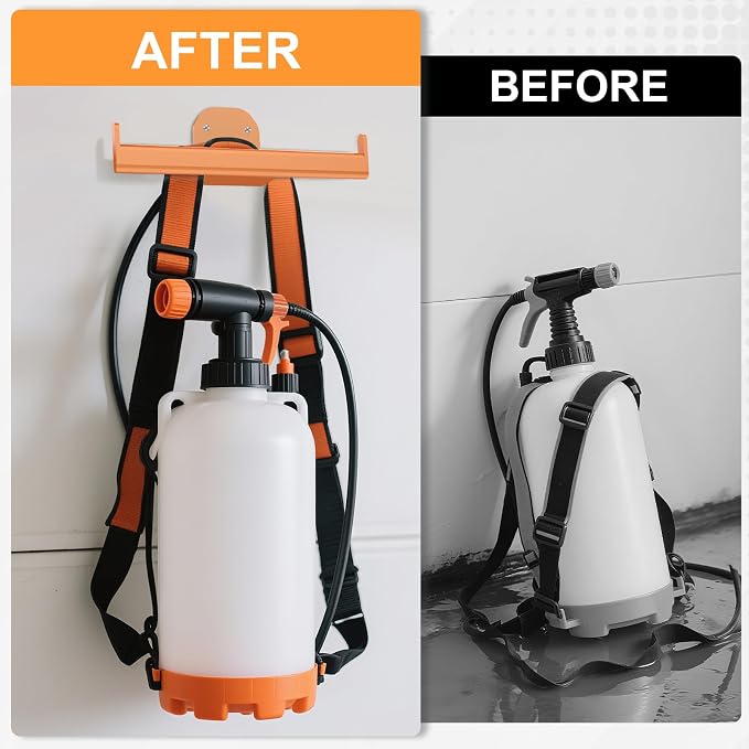 Backpack Leaf Blower Hanger, Backpack Sprayer Wall Mount, Lawn Care Accessories - Image 5