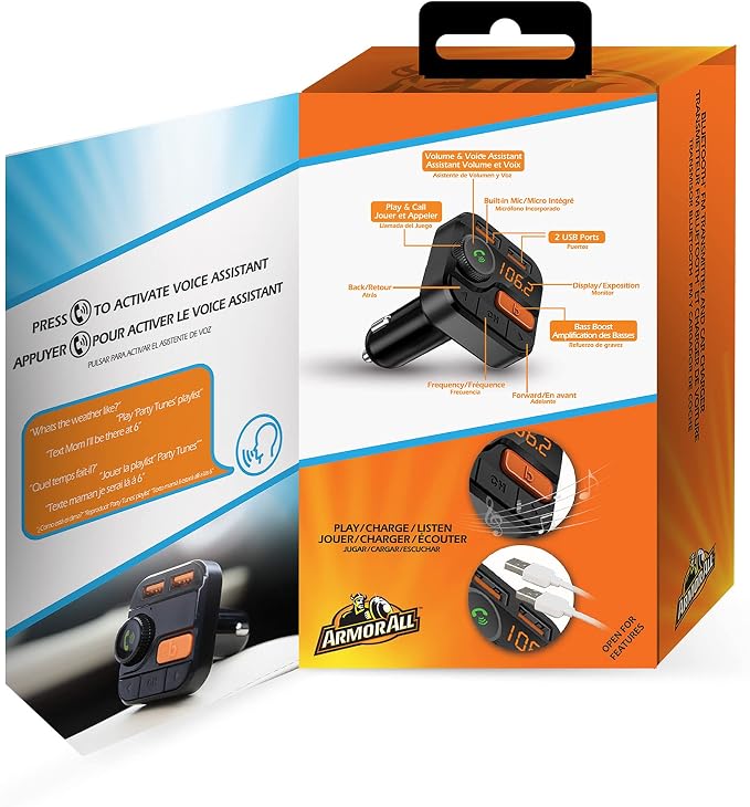 Xtreme Digital Lifestyle Accessories Armor All Wireless Bluetooth FM Transmitter - Image 7