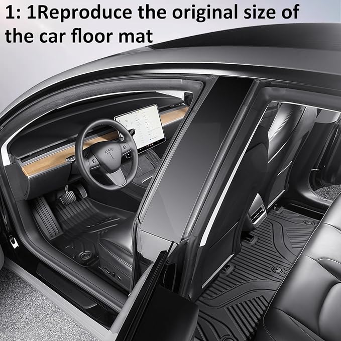 Car Foot Mats for Tesla Model 3P - Image 4