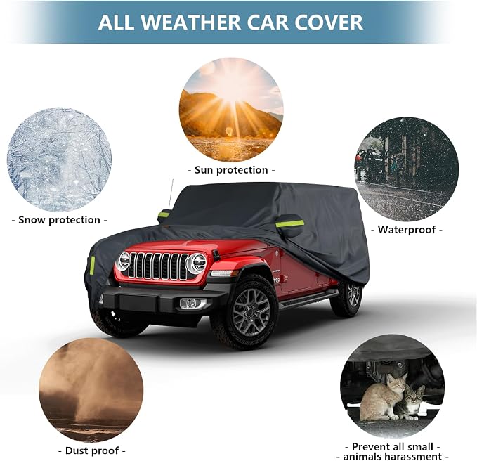 7 Layers Heavy Duty SUV Car Cover Fit - Image 7