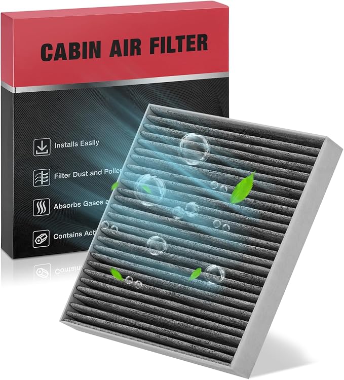 BDFHYK Cabin Air Filter with Activated Carbon Compatible with Smart Fortwo by BDFHYK