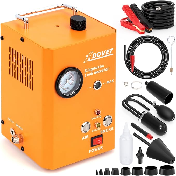 XDOVET Smoke Machine Automotive Leak Detector, KSD201 Pro Auto EVAP Smoke Leak by XDOVETTOOL