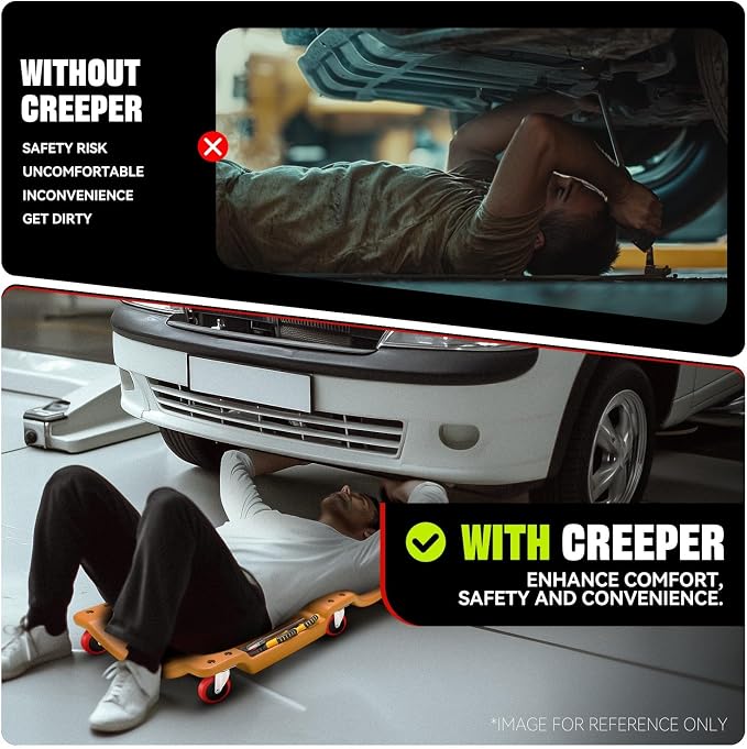 Auto Dynasty 36 Inches Mechanic Creeper, Automotive Garage Repair Low Profile - Image 6