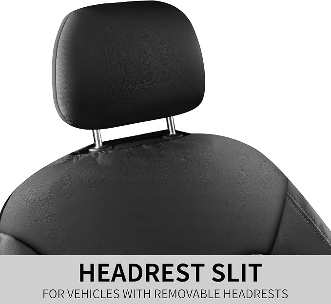 Car Seat Cover, Breathable and Waterproof Leather Seat Covers, Luxury PU - Image 8