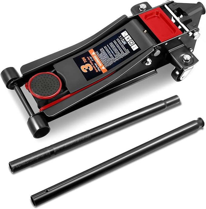 DNA MOTORING Floor Jack 3 Ton Capacity, Fast Lift Service Jack Low Profile - Image 8