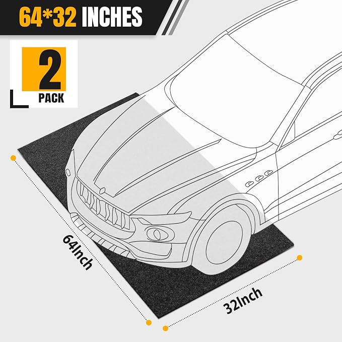 Heavy Duty Oil Spill Mat, Garage Floor Mat - Image 2