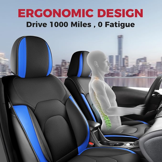 FREESOO Car Seat Covers Front Seats 2PCs, Waterproof Automotive Seat Covers - Image 6