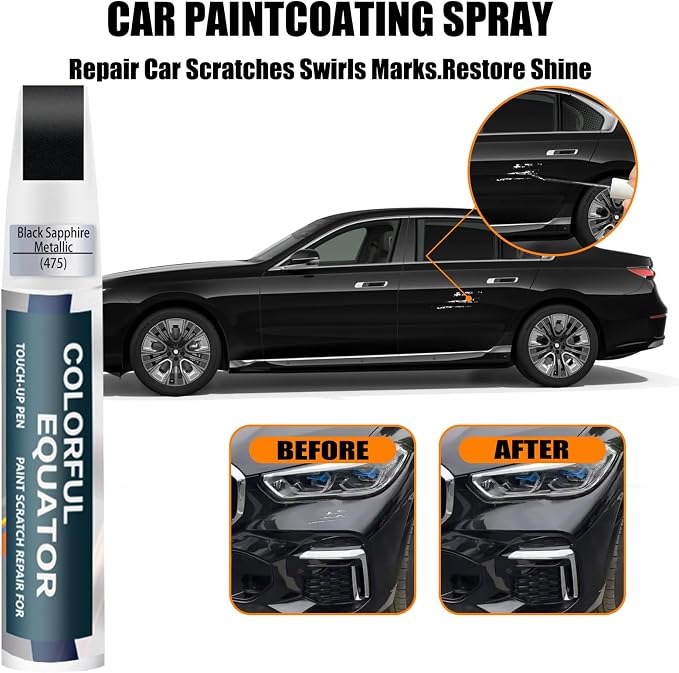 Black Sapphire Metallic Touch Up Paint - Image 3