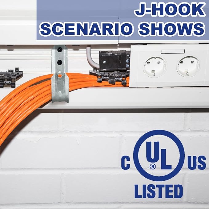 Gisafai 100 Cable Support J Hook, Cable Hooks - Image 5