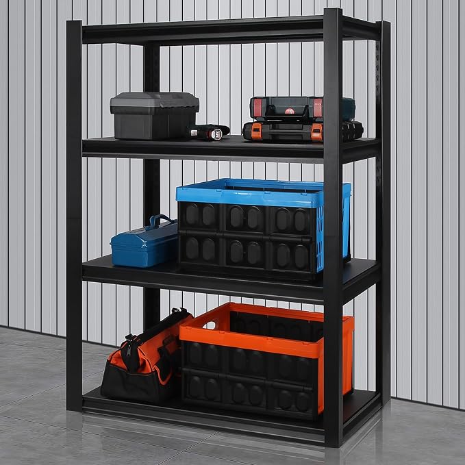 PACHIRA E-Commerce 39.4" W Garage Shelving Unit Heavy Duty, 4 Tier Adjustable by PACHIRAE-Commerce
