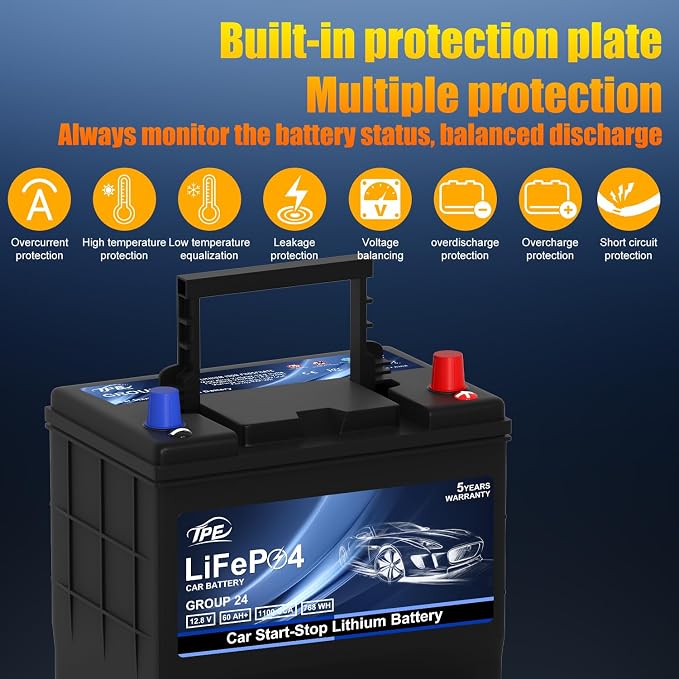 TPE GROUP G24 Lithium Car Battery - Image 3