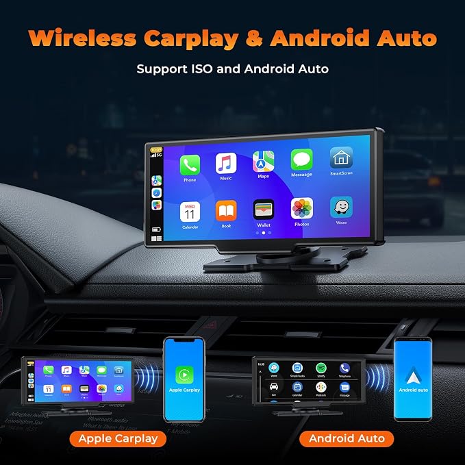 Volam Wireless Carplay Screen for Car - Image 2