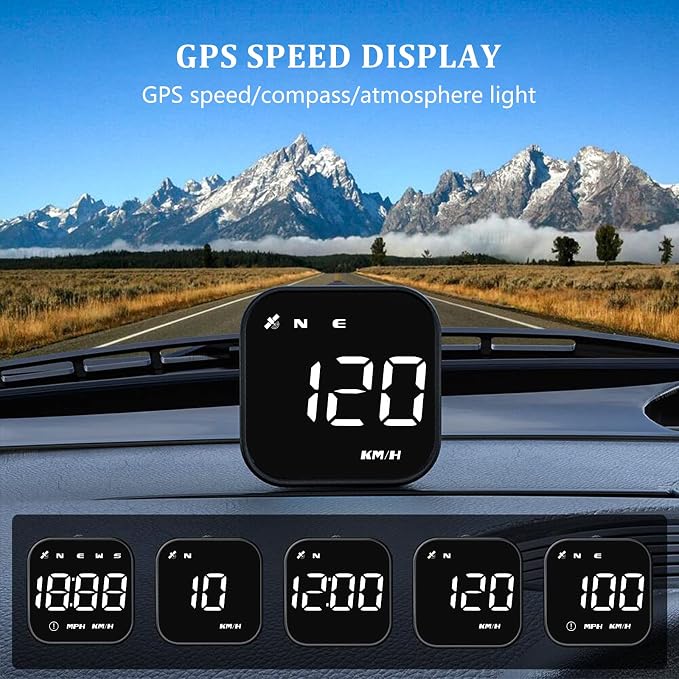 G4S Digital GPS Speedometer, New HUD Car Head Up Display - Image 2