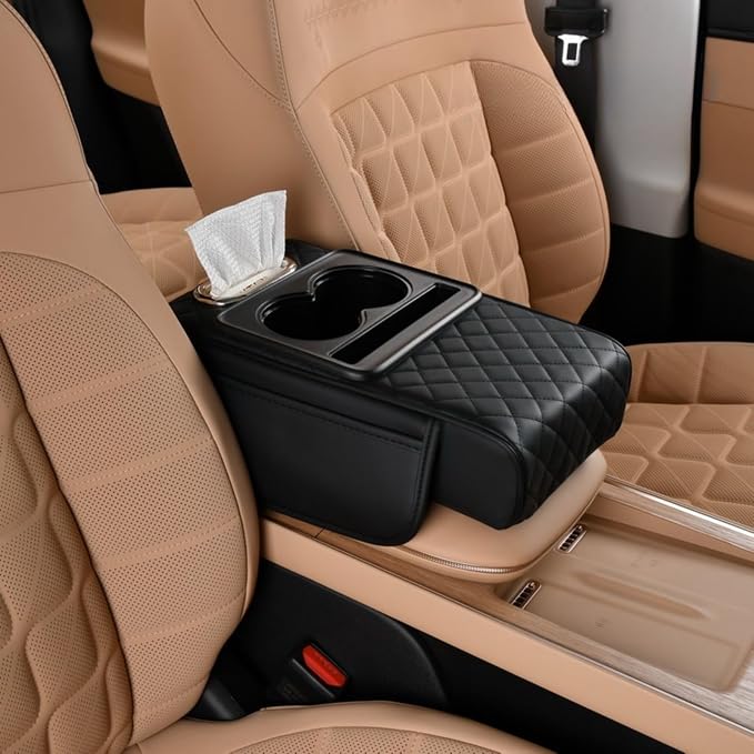 Car Center Console Cover Booster Multifunctional Car Center Console Cushion Pad by STSoleMeT