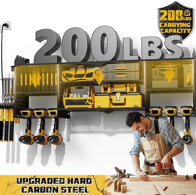 45" Large Power Tool Organizer Wall Mount - Image 4