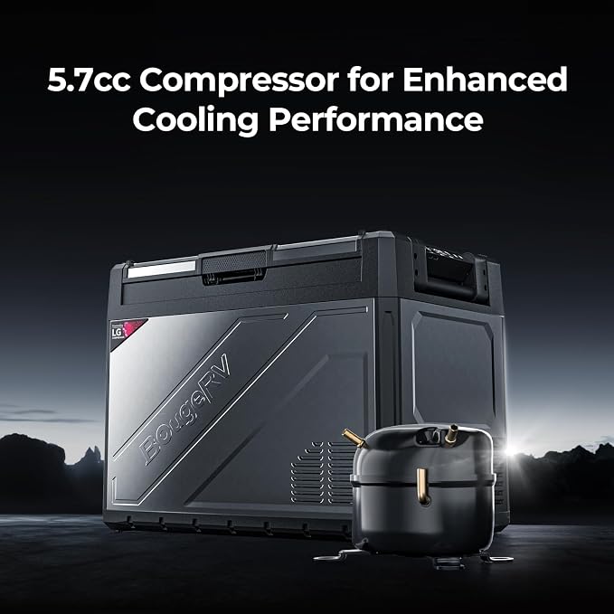 BougeRV 12 Volt Portable Refrigerator, 69 Quart Rocky V2.0 Dual Zone Car Fridge - Image 2