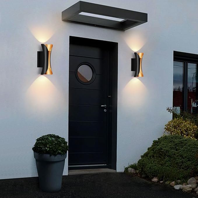2-Pack Outdoor Wall Light LED 20W 11.8in Aluminum - Image 6