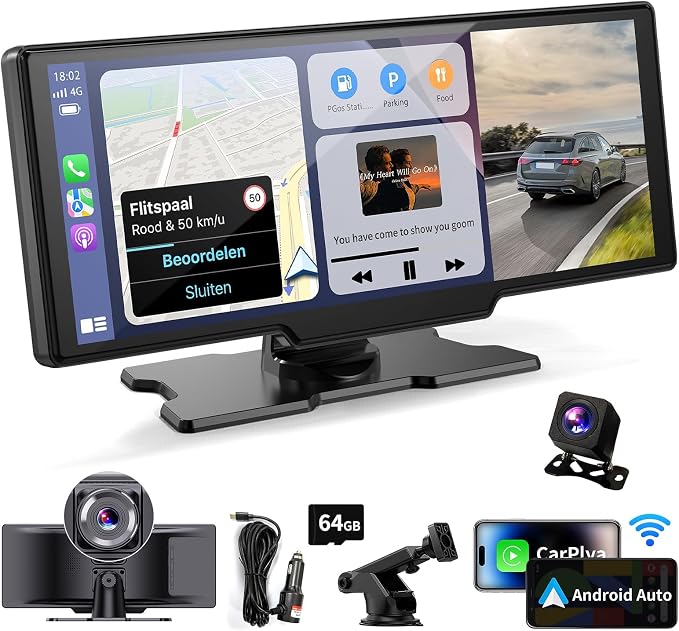 Wireless Portable Carplay Screen by AppleCarplayStereoforCar
