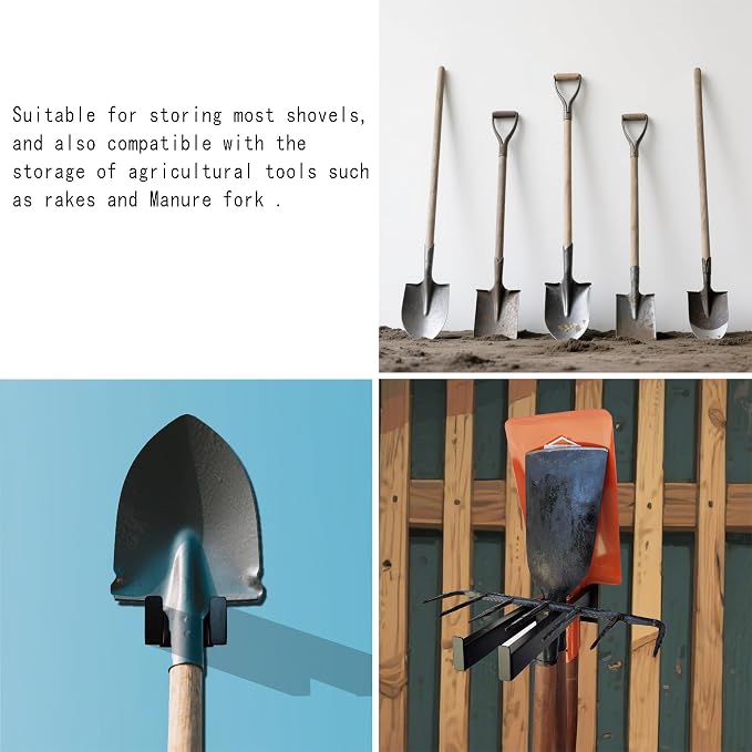 Garden Tool Rack, Wall-Mounted Organizer - Image 2