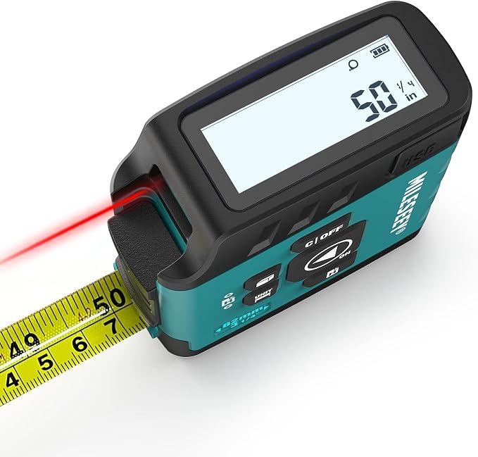 MiLESEEY DT20 Laser Tape Measure 3-in-1, 130FT Laser Distance Meter, 16FT by MiLESEEY