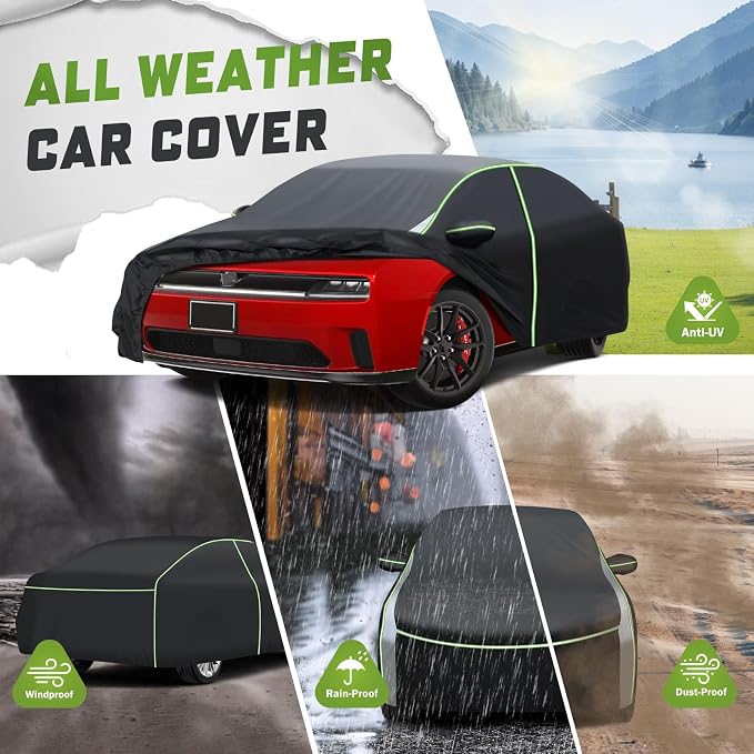 Mixsuper Liner Car Cover for Dodge Charger 2006-2026, 7 Layers Waterproof Car - Image 4