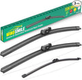 24" 20" 15" Windshield Wiper Blades Replacement by WINDSMILE