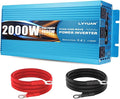 LVYUAN 2000 Watt Pure Sine Wave Inverter 12V to 110V 120V DC to AC by LVYUAN