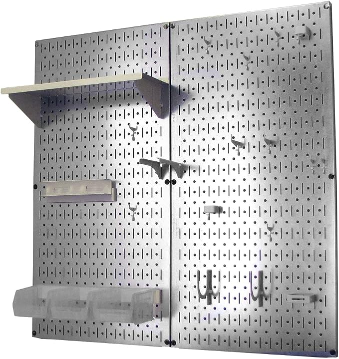 Wall Control Metal Pegboard Organizer Utility Tool Storage and Garage Pegboard - Image 2