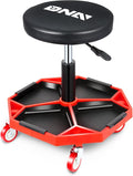 DNA MOTORING TOOLS-00253 Adjustable Height Pneumatic Garage Seat Rolling by DNAMOTORING-Tools