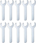 HARFINGTON 10pcs Small Wrench 15mm Open End U-Shaped Single Open Ended Spanner by HARFINGTON