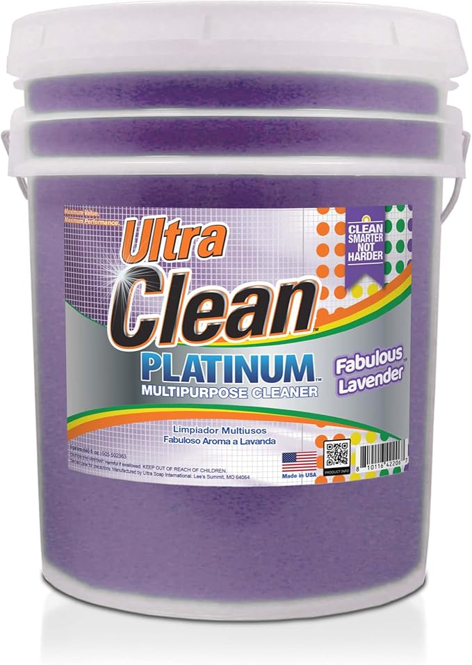 Ultra Clean Platinum Multipurpose Cleaner, Non-Abrasive and Bleach-Free by UltraFresh