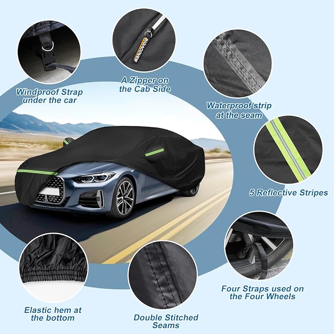 Car Cover for BMW M4/ 4 Series 420i 428i 430i 435i 440i /4 Coupe 2014-2024 - Image 3