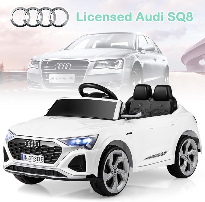 Licensed Audi SQ8 Ride on Car by OLAKIDS, 12V Kids Electric Vehicle - Image 3