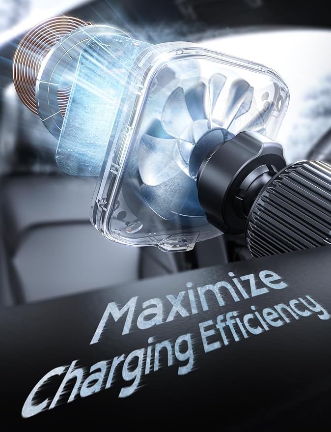 CHGeek for 15W Magsafe Car Mount Charger, iPhone Wireless Car Charger Magnetic - Image 2