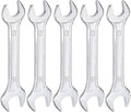 HARFINGTON 5pcs Double Open End Wrench 13mm x 16mm Metric 15 Degree Offset by HARFINGTON