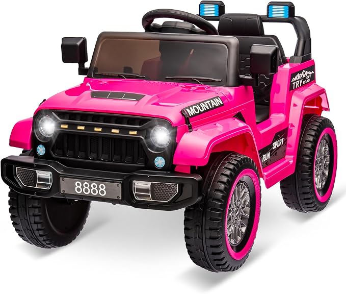Hetoy Kids Ride On Truck Car, 12V Battery Powered Electric Car w/Parent Remote by HetoyRideon