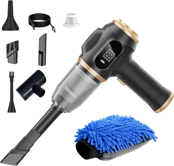 Car Vacuum Portable Cordless, Handheld Vacuum Cordless by Unknown