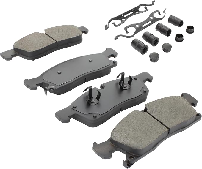 Premium Semi-Metallic Front Brake Pads Compatible - Image 2