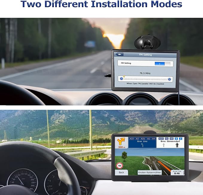 GPS Navigator for Car Truck RV, 7-inch High-Definition Touch Screen，2025 Maps - Image 3