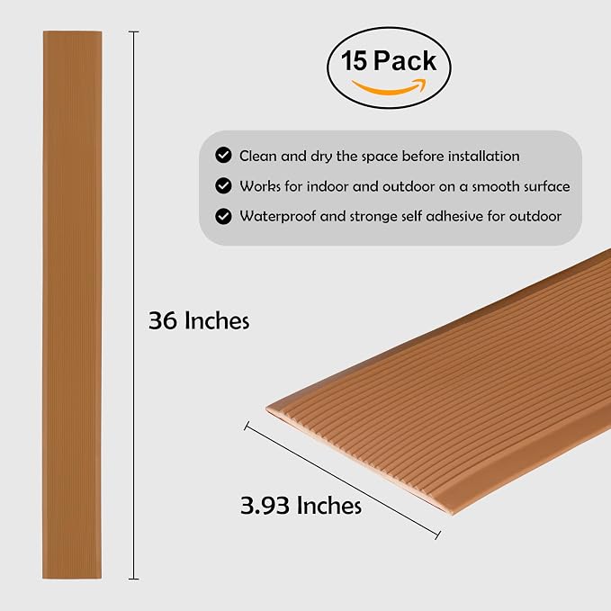 Rubber Bond 4x36in Anti Slip Stair Treads - Image 3